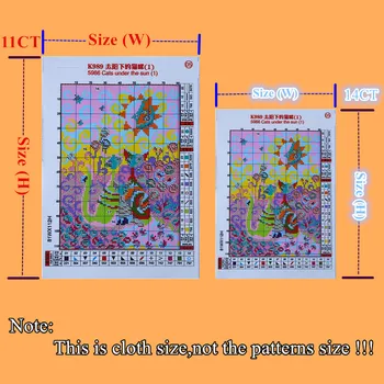 The Aurora Borealis Chinese Cross Stitch Patterns kits Counted Printed Canvas DMC Embroidery Set DIY Kit Dimensions Cross-stitch 5