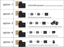 SOOCOO Action Camera C30 / C30R Sport Waterproof NTK96660 4K Wifi 1080P Underwater Camera 170 Degrees Adjustable remote Cam