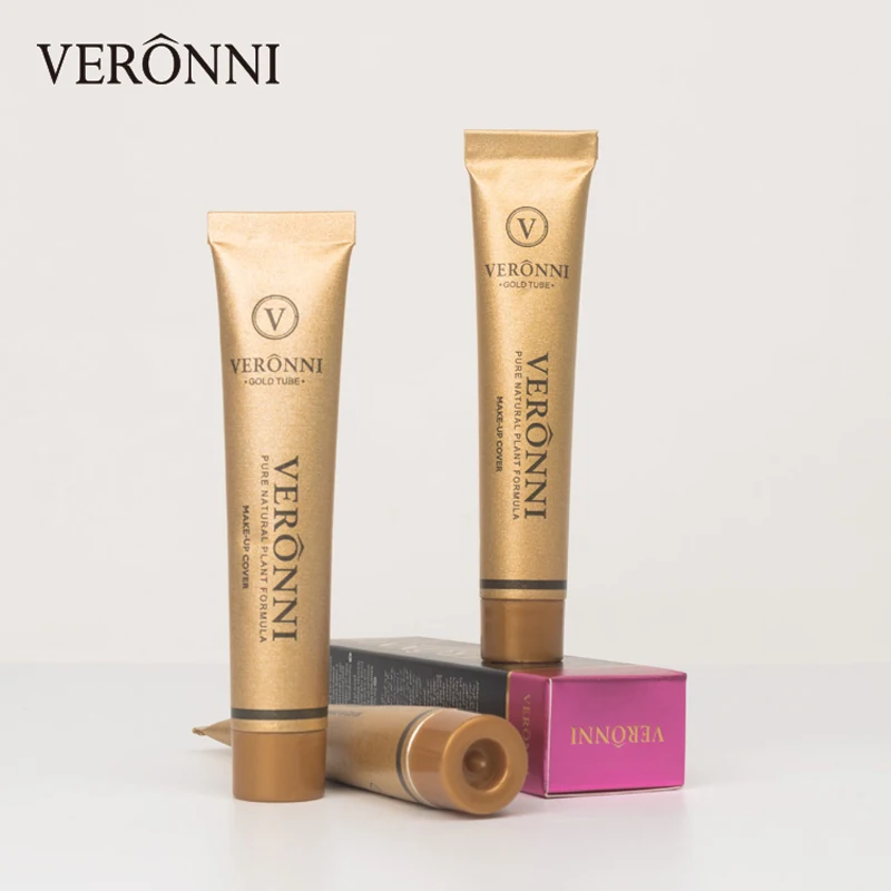 

VERONNI Liquid Concealer Face Primer Makeup Cover Base Foundation Full Professional Makeup Cream Concealing Contour Cosmetic