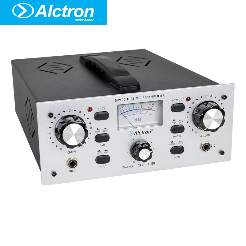 Alctron MP100 Pro микрофон трубка/инструмент предусилитель про микрофон/линия микрофона