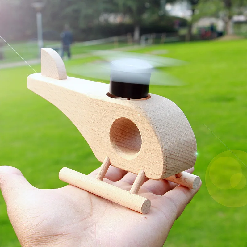 

Solar Aircraft Model Toy Solar Wooden Airplane Educational Toy Wooden Puzzle Solar Energy Kids Plane Assembly Model Helicopter