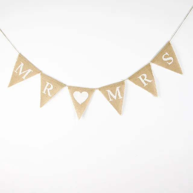 Wedding Bunting Banner burlap wedding banners mr mrs wedding photo prop bunting Wedding Bunting Banner burlap wedding banners mr mrs wedding photo prop bunting
