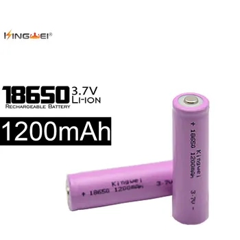 

10pcs Li-Ion Battery 3.7v 18650 1200mah Rechargeable Battery Hot Sale Lithium Battery LED Headlamp