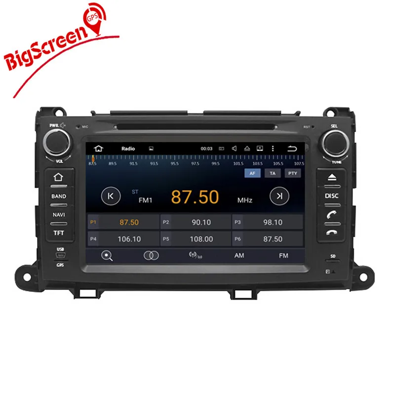 Best 8inch Android 7.1 Car Stereo GPS Navigation For Toyota Sienna 2010 2011 2012 2013 2014 Head Unit Multimedia Monitor Satnav 1080P 5 Best 8inch Android 7.1 Car Stereo GPS Navigation For Toyota Sienna 2010 2011 2012 2013 2014 Head Unit Multimedia Monitor Satnav 1080P 5