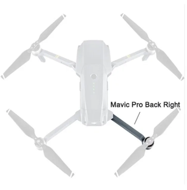 Back right Mavic Pro рычаг двигателя передняя/задняя/левая/правая рукоятки с мотором для DJI MAVIC PRO запасные части - Цвет: Back right
