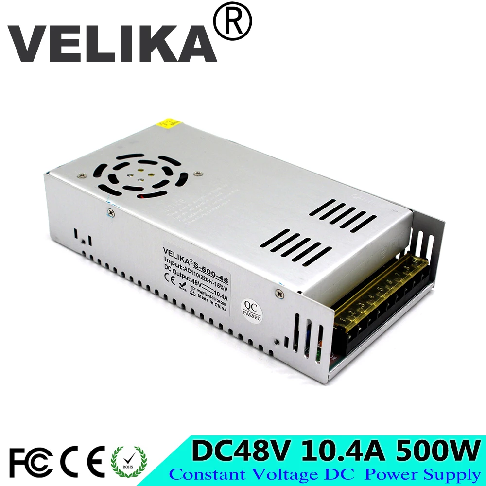 Импульсный источник питания DC12V 13 8 V 15V 18V 24V 27V 28V 30V 32V 36V 42V 48V 60V 500W светодиодный