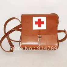 WW2 японская армия IJA аптечка первой помощи медик шестерни кожаный Коробка Чехол-32158