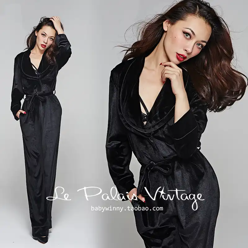 plus size black velvet jumpsuit