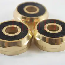 Новые 3 шт трубы верхние крышки хром+ 3 шт шерстяные подушечки для трубы клапан