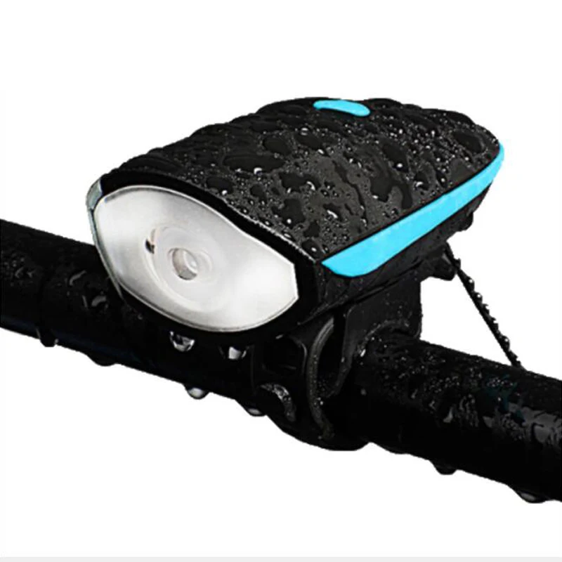 

Waterproof Bicycle Light USB Charging Bike Front Light Flashlight Handlebar Cycling Head Light Horn Rechargeable Luces Bicicleta