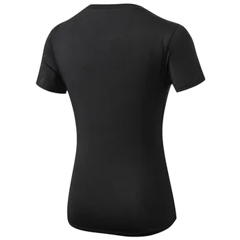 Quick Dry Stretch Slim Fit Yoga Tops for Woman Short Sleeve Sports Fitness T Shirt