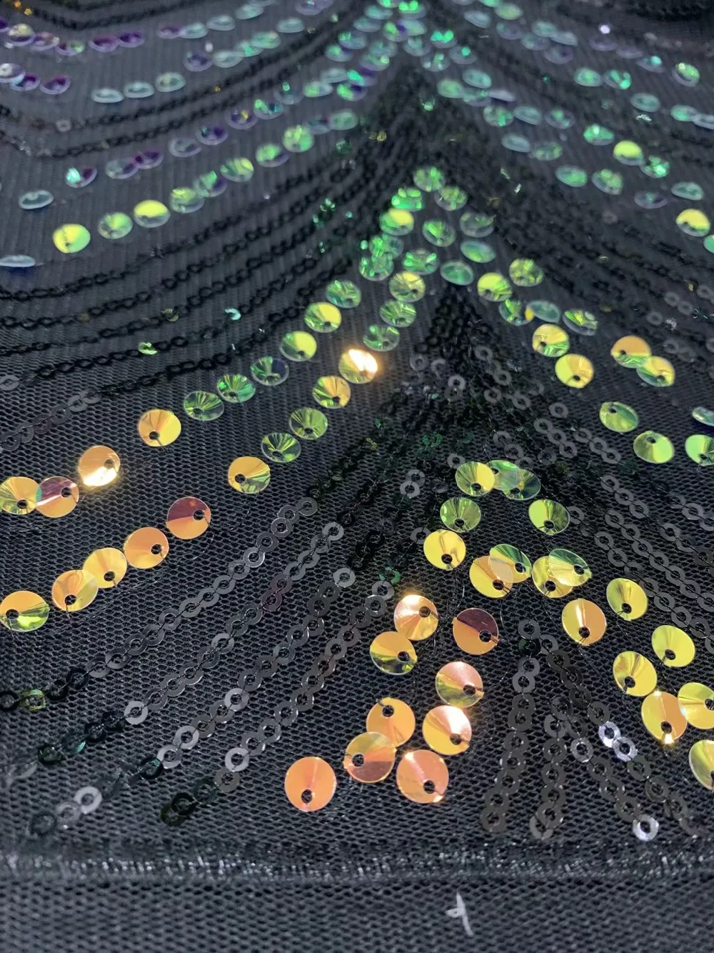 

2019 New Designs High quality African Sequins Lace Fabric French Sequins Lace Tulle Fabric For Nigeria Dress