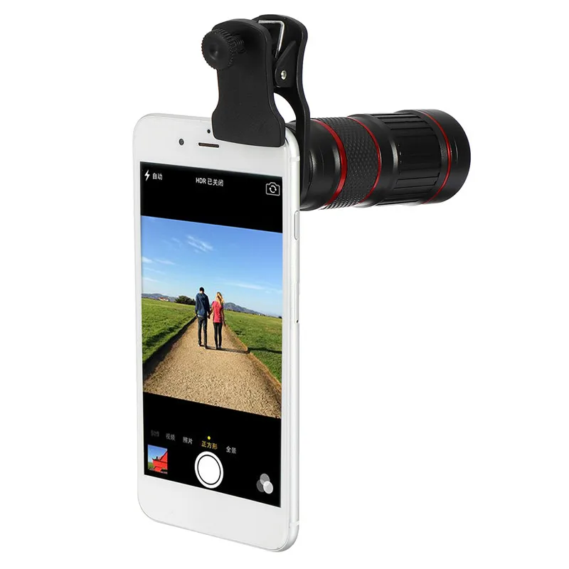 18X охотничья оптика Zoomable HD объектив телеобъектив телескоп монокулярный зажим для мобильных телефонов для наружного наблюдения за птицами