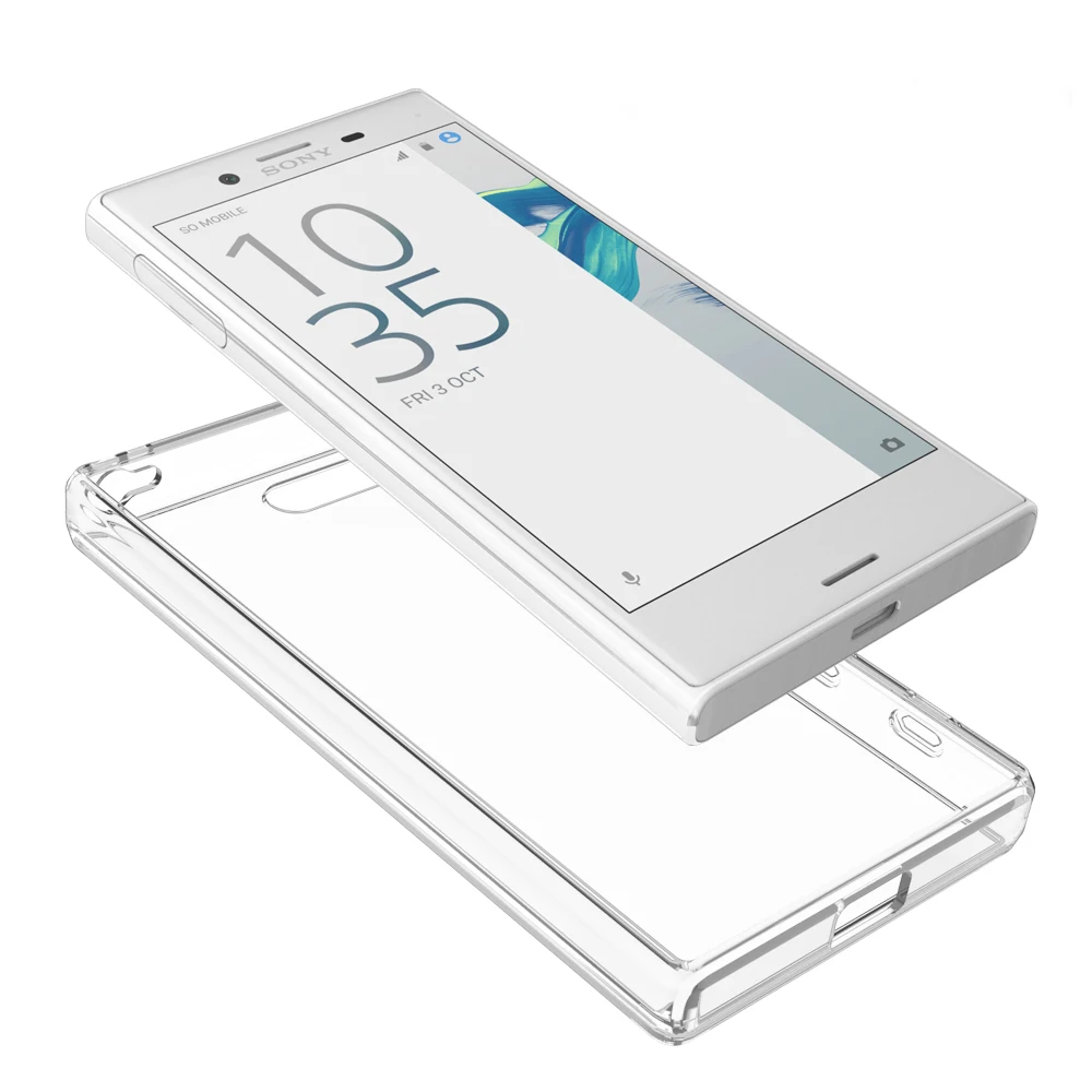 Мягкий силиконовый чехол из ТПУ/поликарбоната для sony Xperia X Compact Fundas Coque противоударный кристально чистый корпус твердая задняя крышка для sony F5321