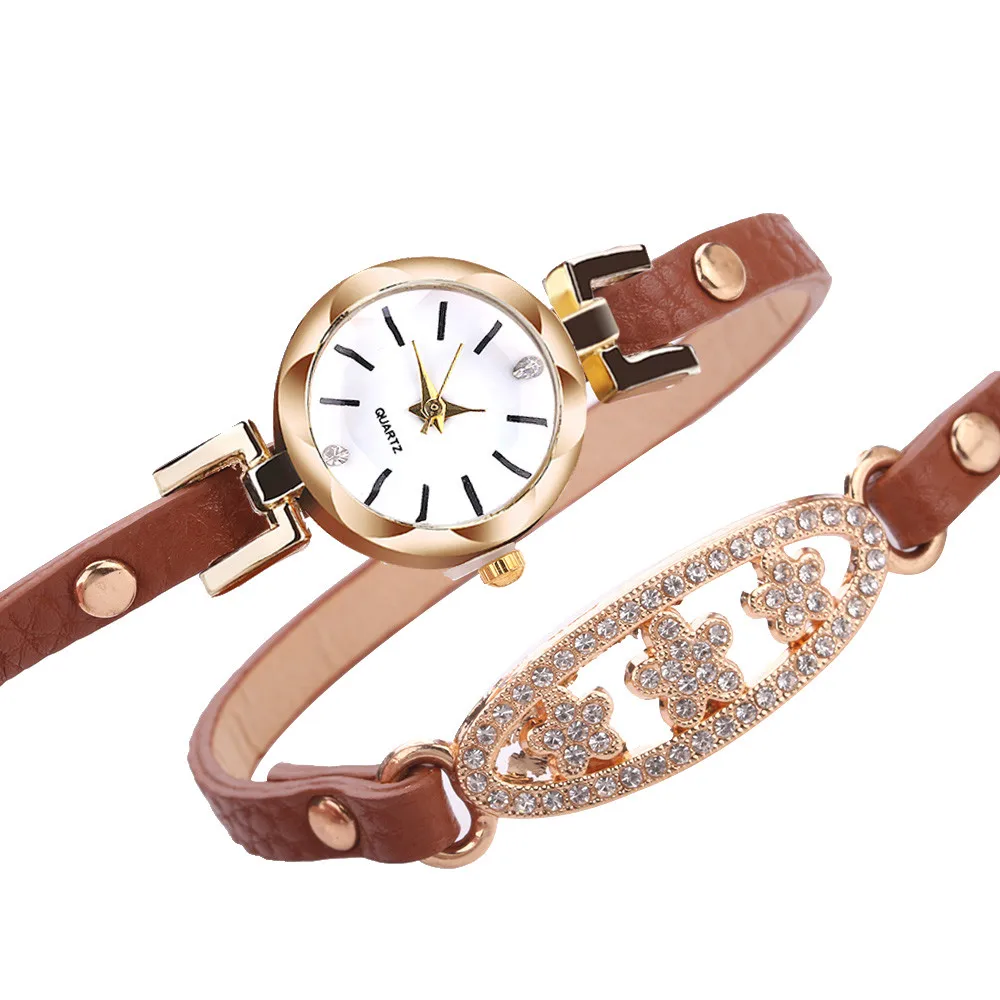 Топ Роскошные Брендовые женские часы браслет дамы растительный узор легированная сталь ремешок аналоговые кварцевые Круглый Часы Montre Femme