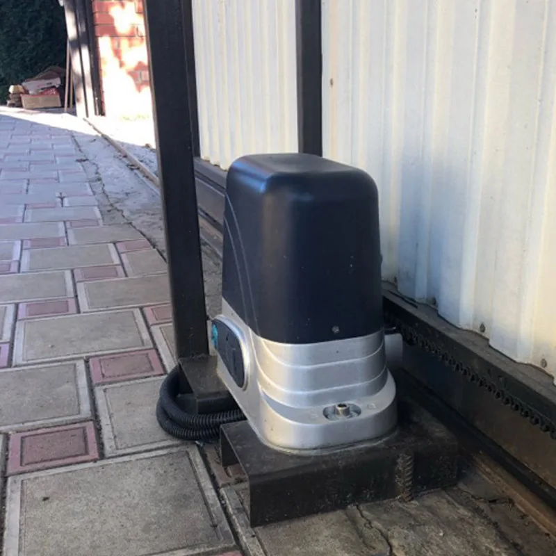  Heavy duty electric sliding gate motor/automatic gate opener engine move wheeled Gate with 4m nylon