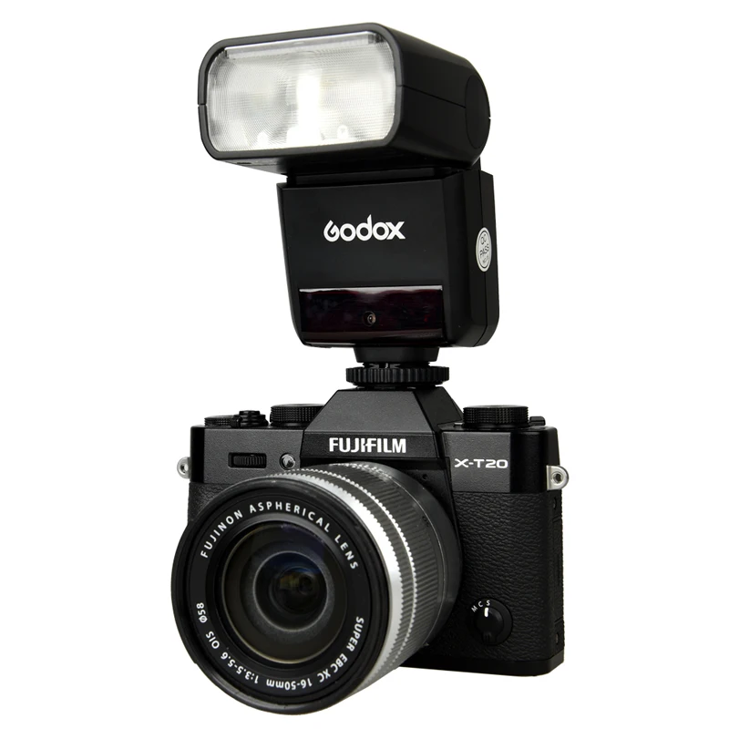 Вспышка Mini Godox Speedlite TT350F TTL 2 4G HSS 1/8000s для цифровой камеры Fuji Fujifilm X Pro2 T20 T2 T1 E1 X100F|godox