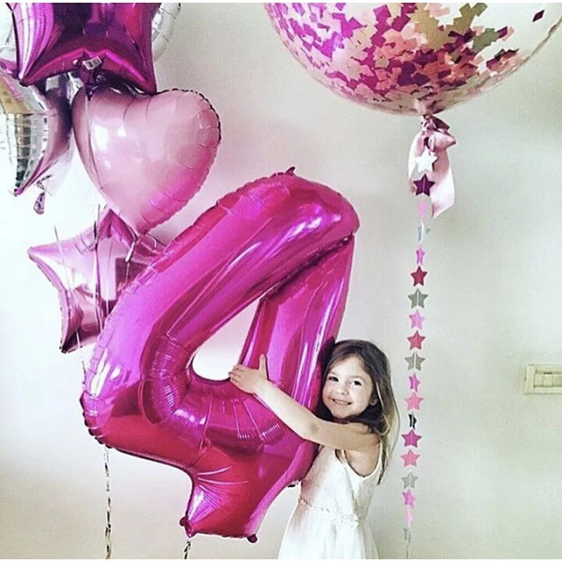 

The 40-inch aluminum foil balloon wedding decorations for the birthday balloon side filled helium balloon supply