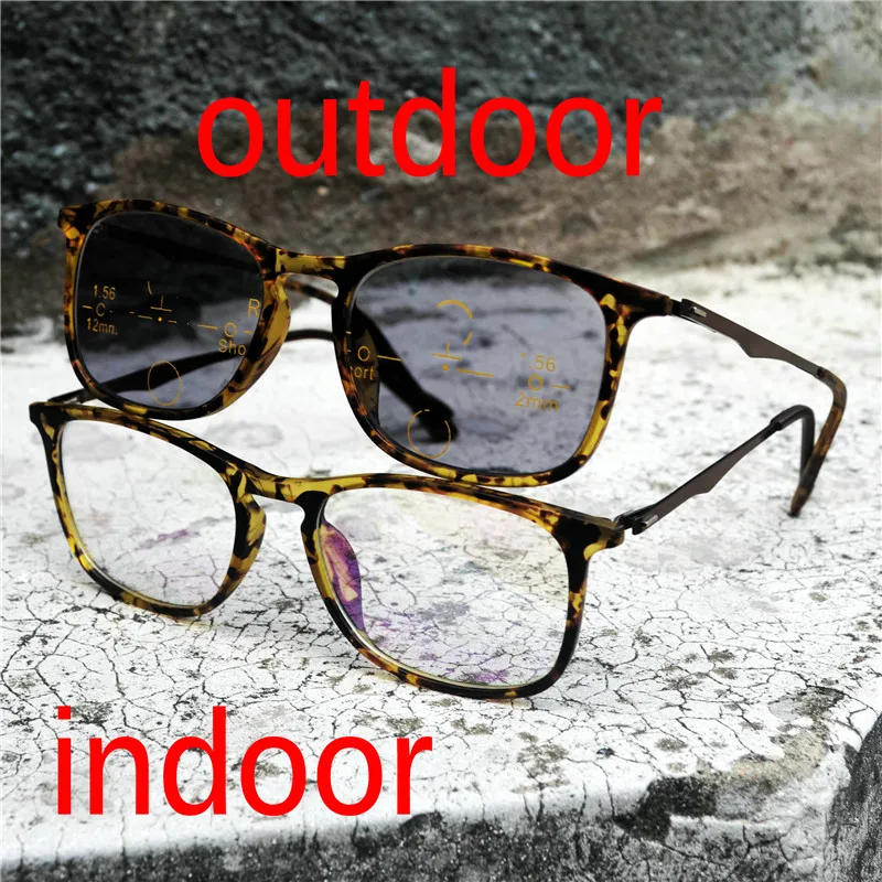 

Round Transition Sunglasses Photochromic Asymptotically Multifocal Progressive Reading Glasses Presbyopia Hyperopia EyeglassesNX