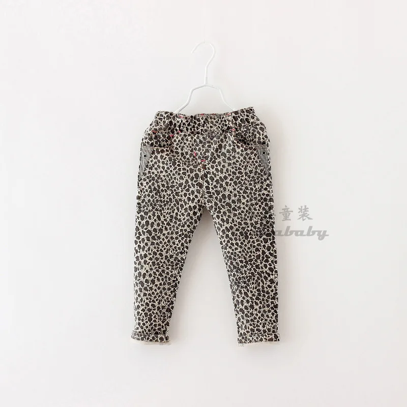 Wholesale New Spring Autumn Pants Children Leopard Print Trousers Baby