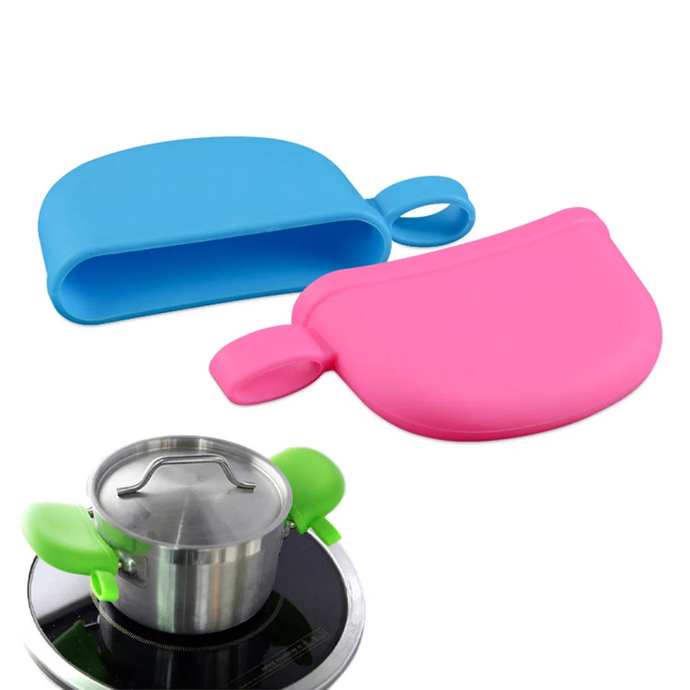 

Anti-skid Silicone Grip Sleeve Holder Pot Anti-scalding Handle Cover Heat Resistant Saucepan Kitchen Utensil Safe Cookware