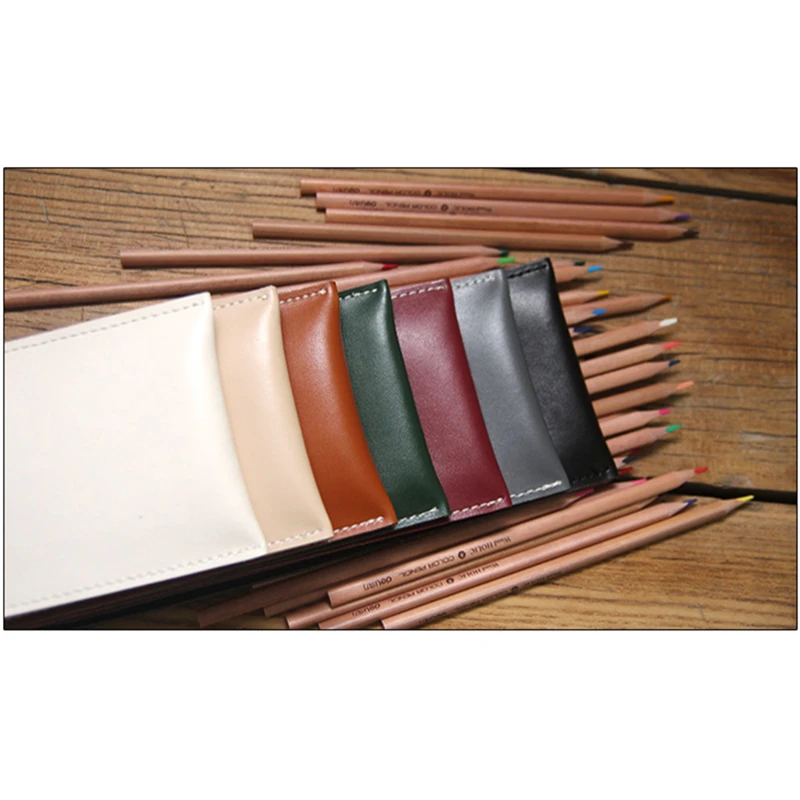 Acrylic Stencil 1 Set Leather Template Handwork Leathercraft Sewing Pattern Tools Accessory Pencil box pencil case 10*19.5*1cm