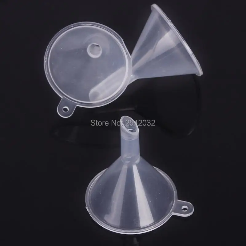 Fast shipping Plastic Mini Small Funnel For Perfume Liquid Essential