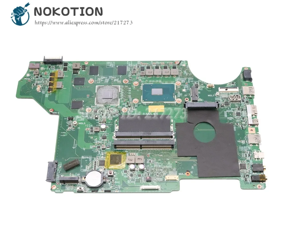 New  NOKOTION For MSI MS-17951 MS-1795 GP62 7QF-1843UK MS-16J51 Laptop Motherboard SR2F0 I5-6300U CPU GT