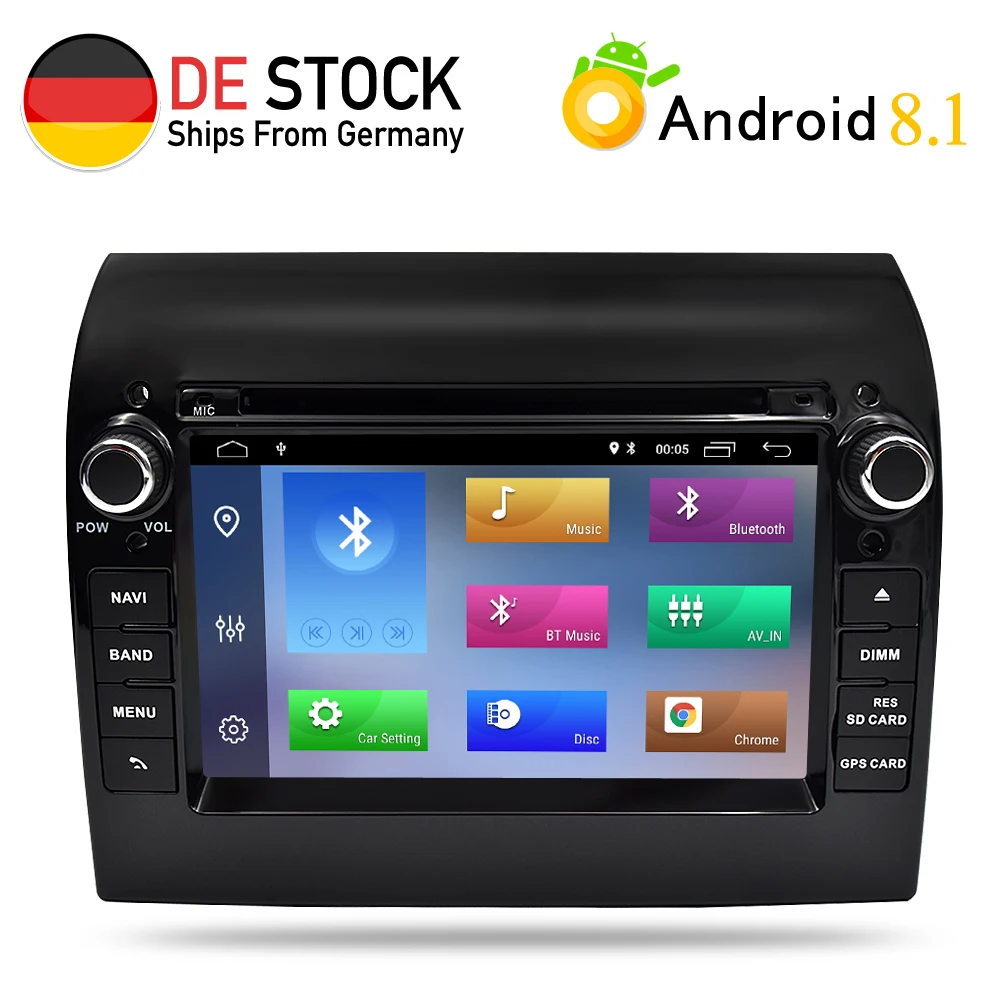 

7" Android 9.1/9.0 Car DVD Radio Player GPS Navigation Multimedia Stereo For Fiat Ducato 2008-2015 Citroen Jumper Peugeot Boxer