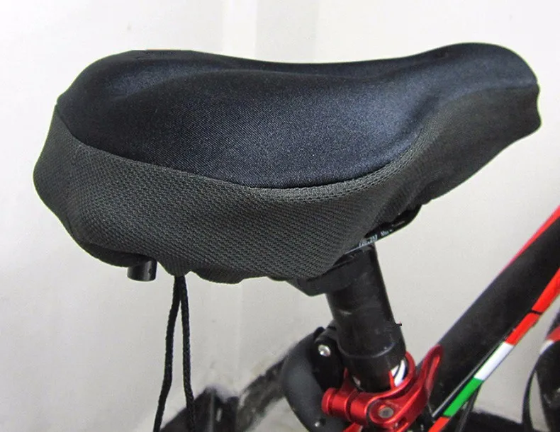 Универсальный 3D силиконовый гелевый коврик, мягкий толстый чехол для велосипедного седла, велосипедное Велосипедное Сиденье, подушка для сидения на велосипеде
