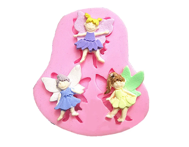 

Flower Fairy Genius fondant cooking tools silicone and Paste Mold DIY Cake Decorating Polymer Clay Resin Candy Fimo Sculpey