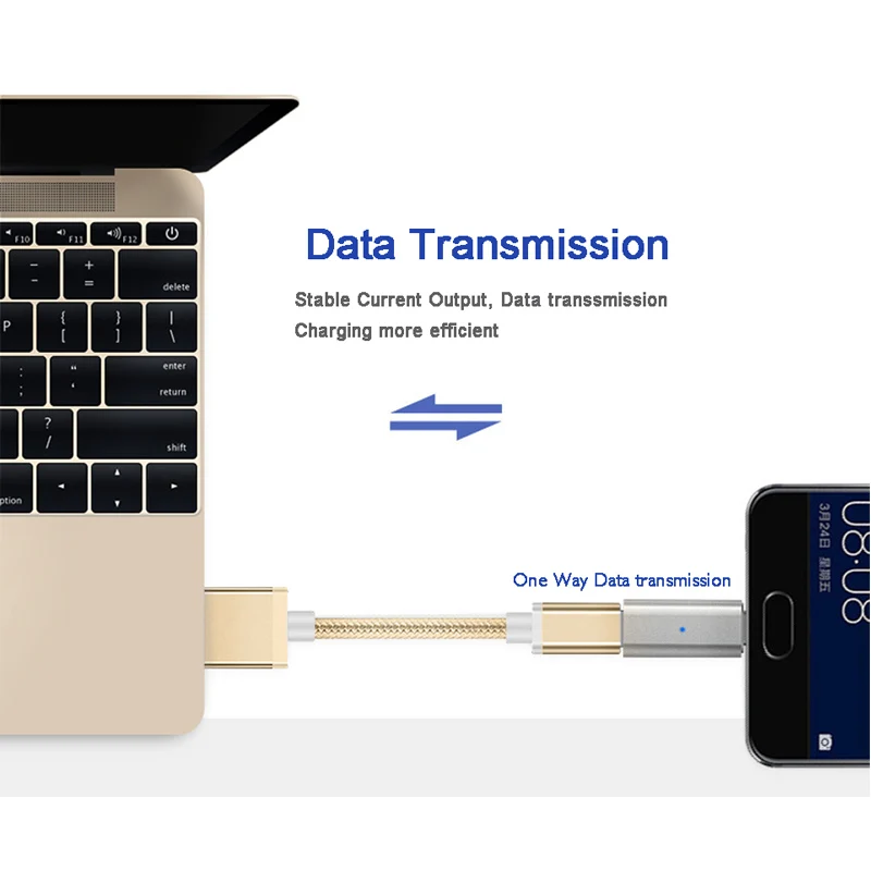 Mirco usb type C магнит с разъемом адаптер Micro USB для type-C кабель зарядного устройства микро-usb Магнитный адаптер для мобильных телефонов
