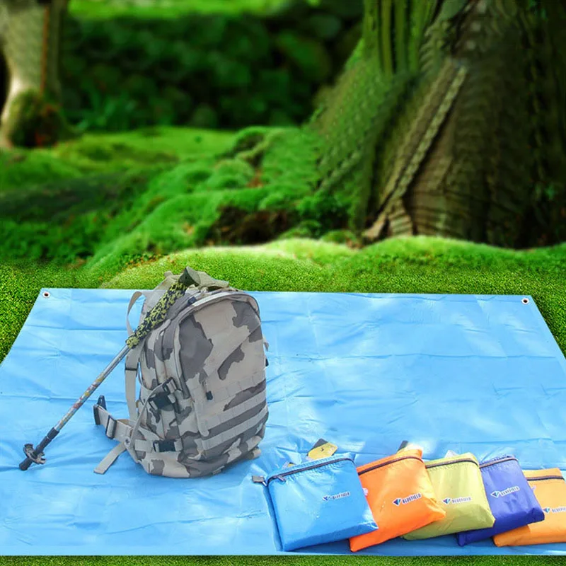 Хит 250X150 см водонепроницаемый Пляжный коврик Сверхлегкий Солнцезащитный коврик для кемпинга Пикника Складной Коврик для палатки одеяло матрас солнцезащитный коврик