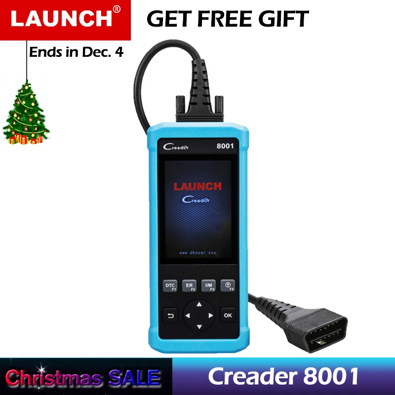 

OBD2 Scanner Launch CReader 8001 Car Code Reader Full OBDII/EOBD Auto Diagnostic Scanner Tool with ABS/SRS/EPB/Oil Service