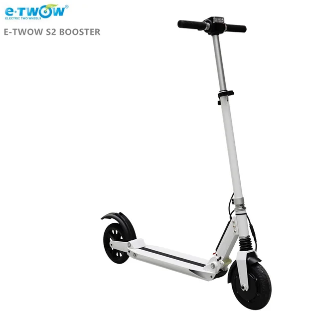 Cheap Original e-TWOW S2 BOOSTER electric scooter 500W strong power 10.7KG 2 wheel electric skateboard And LED Skateboard walk car