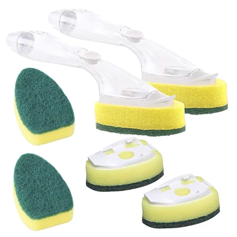 

Portable Heavy Duty Dish Wand Sponge For Kitchen Sink Dishwand Cleaning Brush
