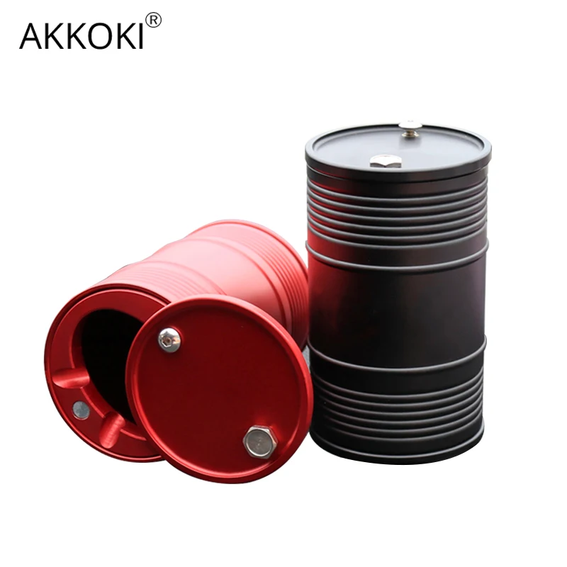 

Aluminum Alloy Car Ashtray with Rotating Lid High Flame Retardant Cigarette Cup Portable Convenient Smokeless Can Interior Style