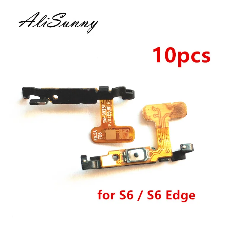 10 шт. гибкий кабель питания AliSunny для SamSung Galaxy S6 Edge G925F G920F|flex cable for samsung|flex cablepower flex |