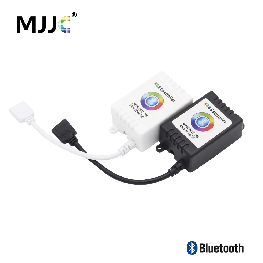 

LED RGB Controller Bluetooth Music 12V 24V IOS Android Smartphone App Remote Wireless Bluetooth Controller for LED Strip Light