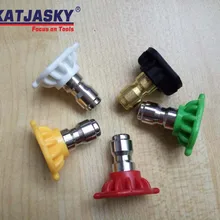 5 шт./компл. высокое качество автомобиля стиральная машина пистолет сопла распылителя 1/" Quick Release разъем спрей насадка 0 15 25 40 65 градусов