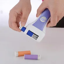 Электрический шлифовальный станок для педикюра, пилка для мозолей, 3 роторная головка, ролик для удаления мозолей, уход за ногами, удаление ороговевшей кожи