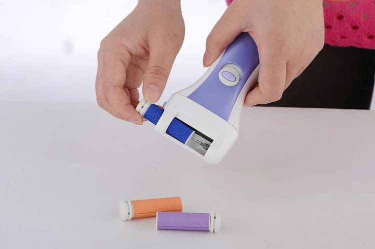 

Electric Grinding Feet Calluse Files Pedicure Machine 3 Rotary Head Roller Callus Remover Foot Care Heel Dead Skin Removal File