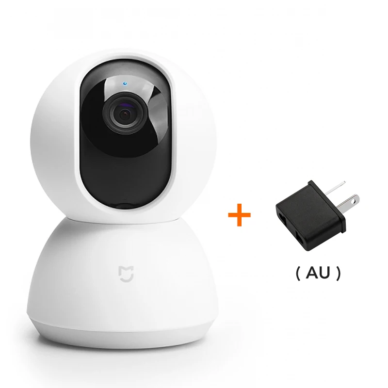 Xiaomi Mijia CCTV Smart IP 360 камера 1080P WiFi Pan-tilt ночное видение 360 вид обнаружения движения Xioami комплект безопасности CN Vistion - Цветной: Camera add AU Plug