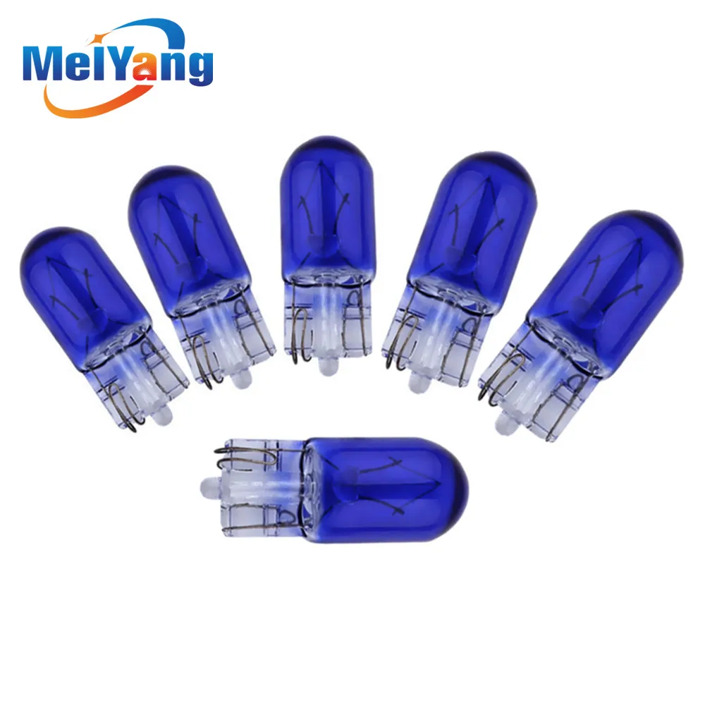 

10pcs T10 Halogen W5W 194 Cool White 5W XENON Halogen Bulb Signal Interior Car light Lamp FREE SHIPPING 8000K