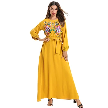 

Plus Size Abaya Dubai Turkey Islamic Clothing Hijab Muslim Dress Kaftan Abayas For Women Jilbab Robe Caftan Ramadan Elbise Giyim