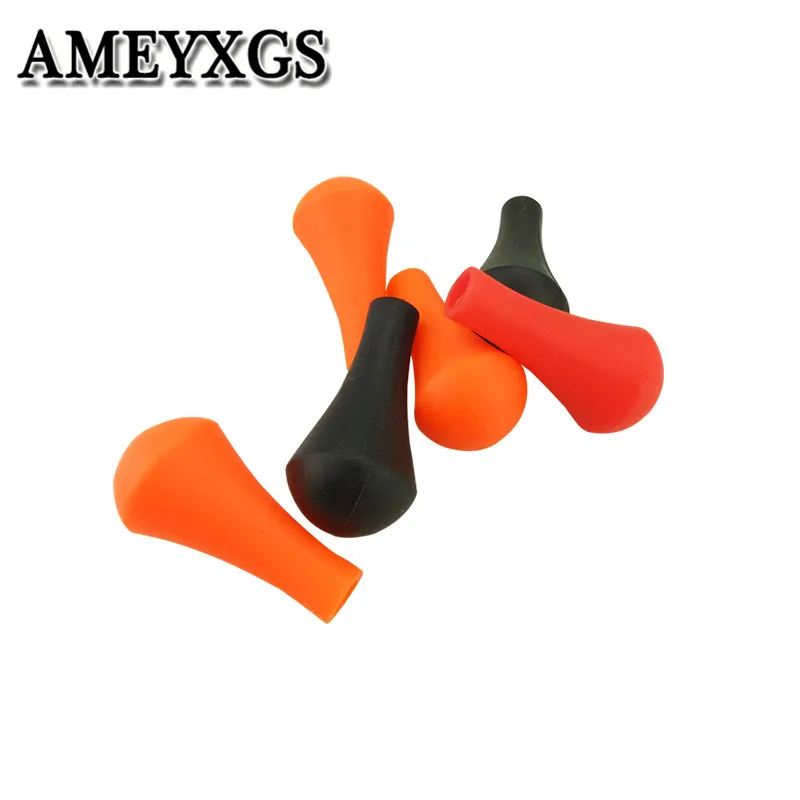 

24Pcs Archery Soft Rubber Arrowhead Rubber Arrow Tips Fit 6mm/8mm Arrow Shaft Blunt Broadheads For Shooting Peactice Accessories