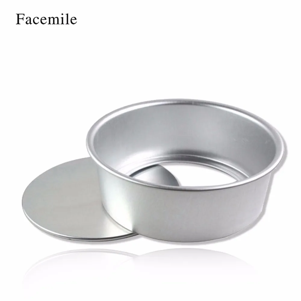 

Facemile 6 Inch Metal Round Cupcake Pan Cake Pudding Mold Baking Mould Removable Bottom DIY Baking Tools 03050 Gift