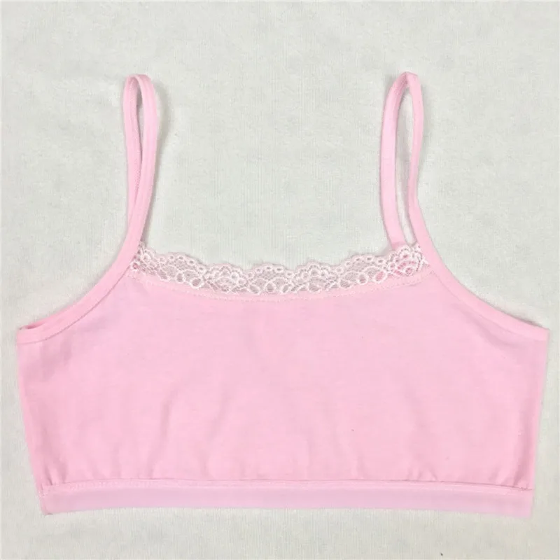 Girl Underwear Cotton Lace Bras Girls Soft Camisoles Sports Bra Top Breathable For Teens Training Bra 8-18Y Girl Underwear Cotton Lace Bras Girls Soft Camisoles Sports Bra Top Breathable For Teens Training Bra 8-18Y