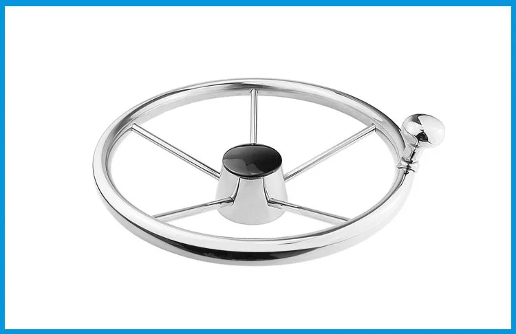 316 stainless steel yacht steering wheel marine yacht speedboat rudder hydraulic steering gear system (3)