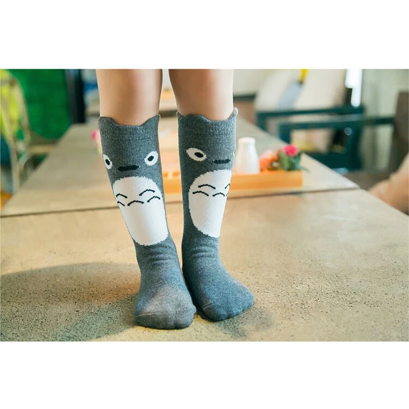 1 пара для маленьких девочек хлопковые носки Кошка Сова животных с рисунком героев из мультфильма школьные гольфы носки принцессы для девочек От 0 до 1 года бренд